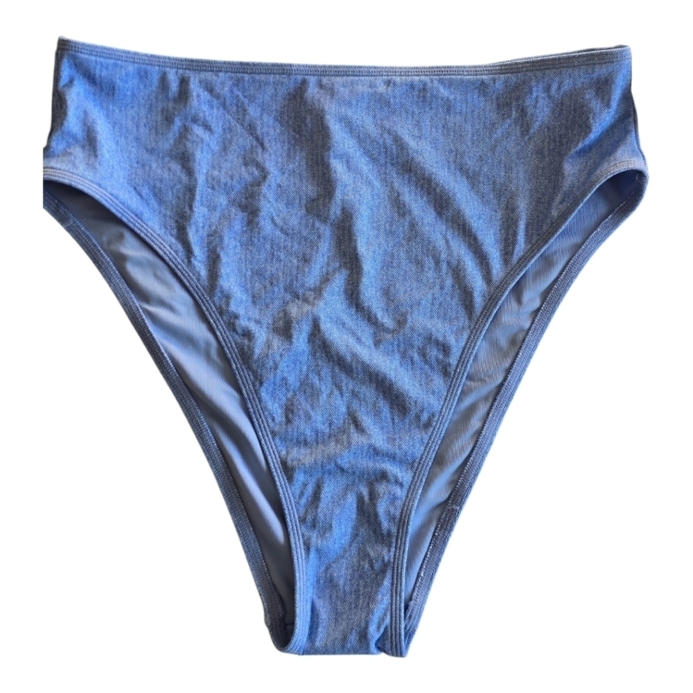 Pink Victoria's Secret Panties Womens Large Blue Everyday Stretch Thong New